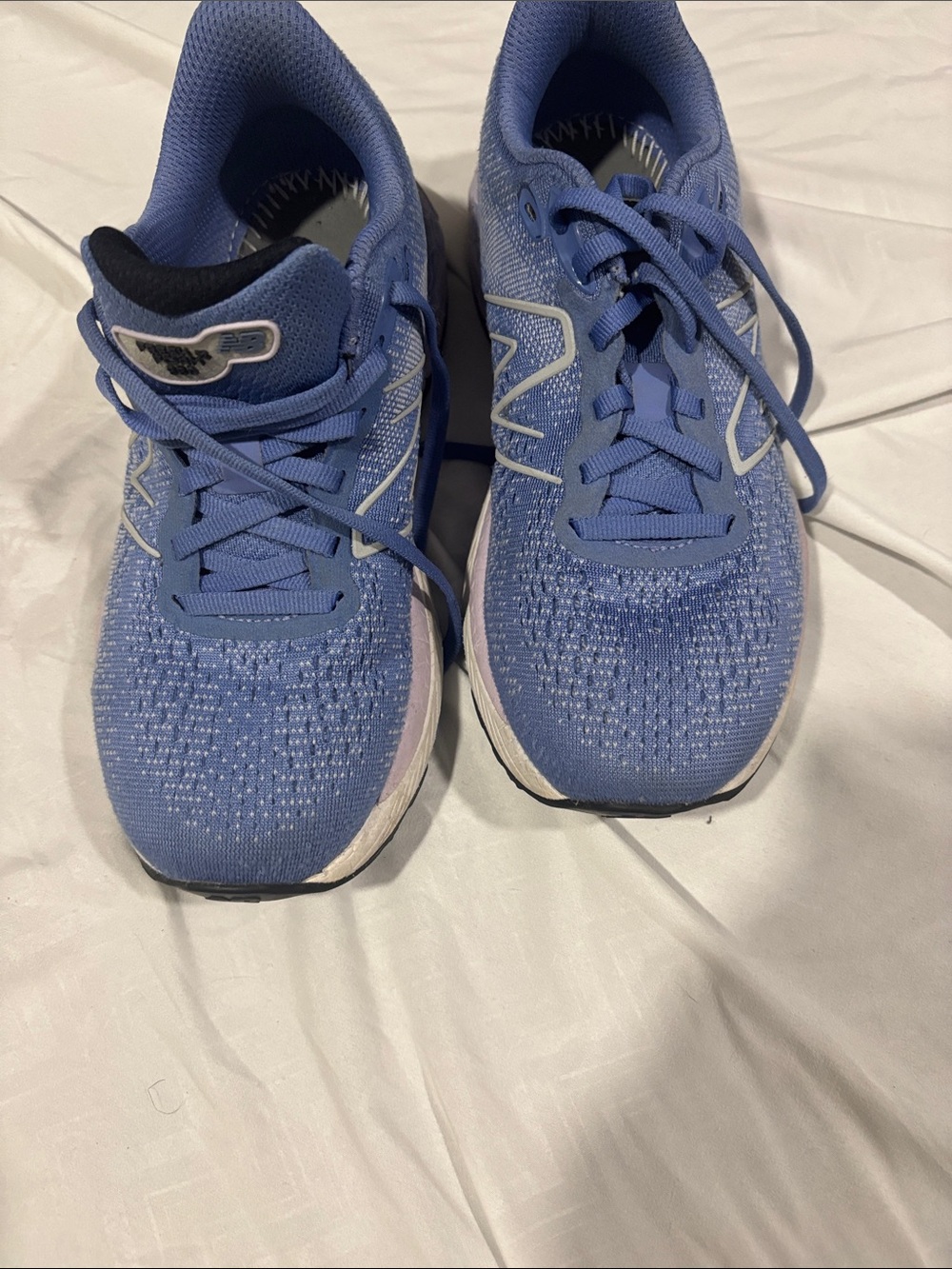 New Balance Women's Light Blue Lace-Up Running Sneakers